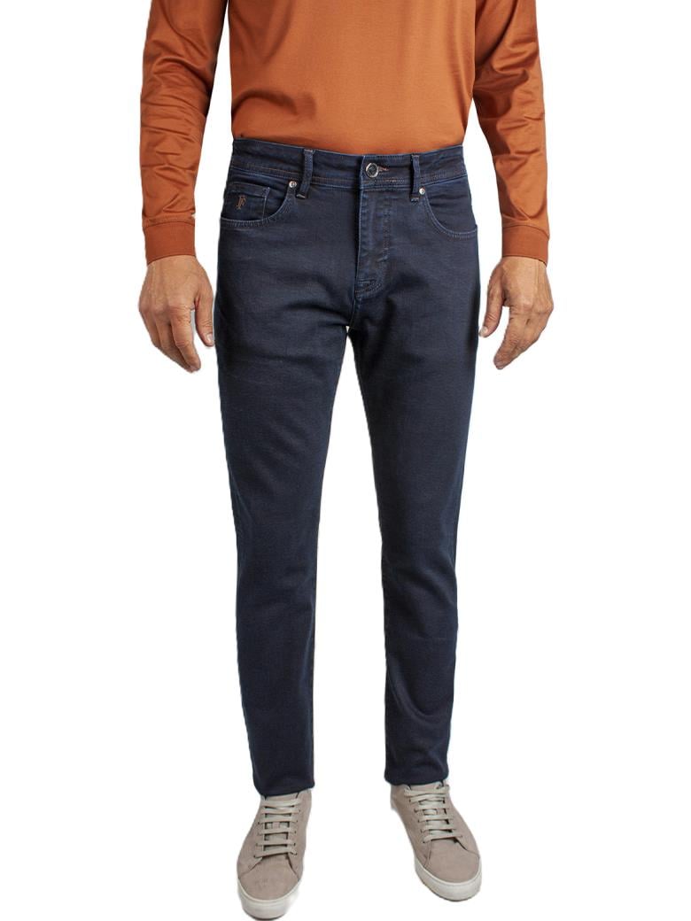 Regular Fit Normal Kesim Likralı Lacivert Denim Kot Pantolon