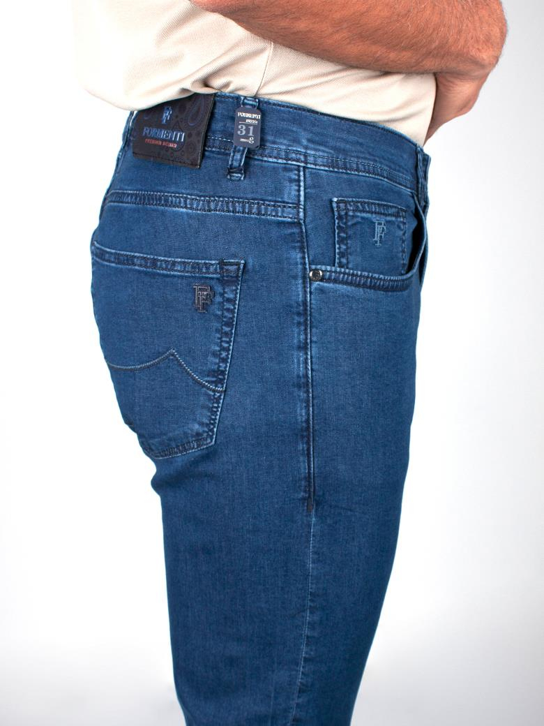 Regular Fit Normal Kesim Likralı Mavi Kot Pantolon