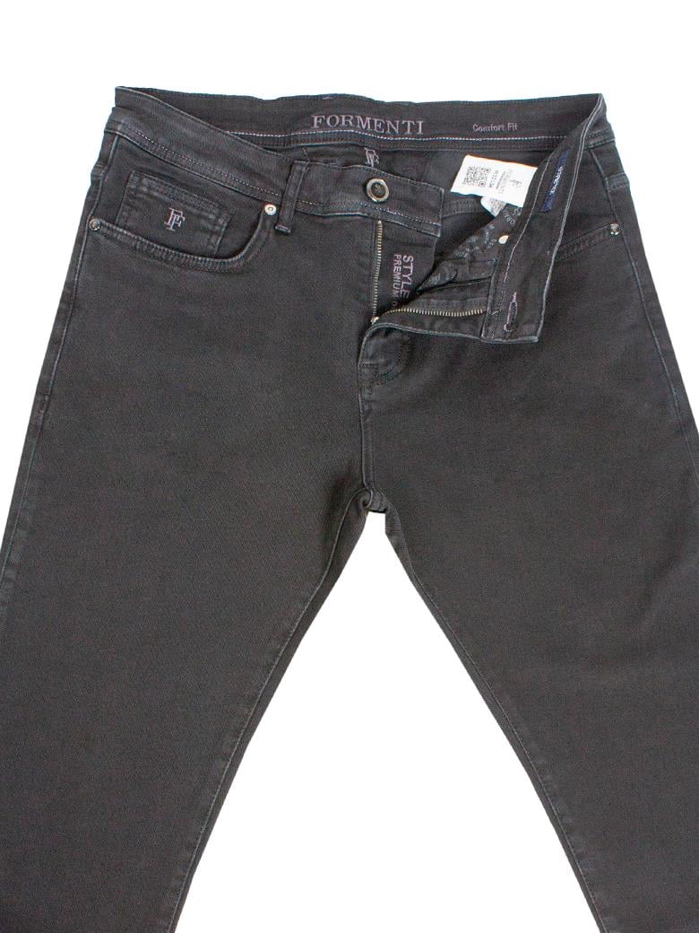 Regular Fit Normal Kesim Likralı Siyah Denim Kot Pantolon