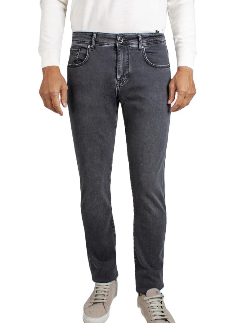 Regular Fit Normal Kesim Likralı Siyah Denim Kot Pantolon