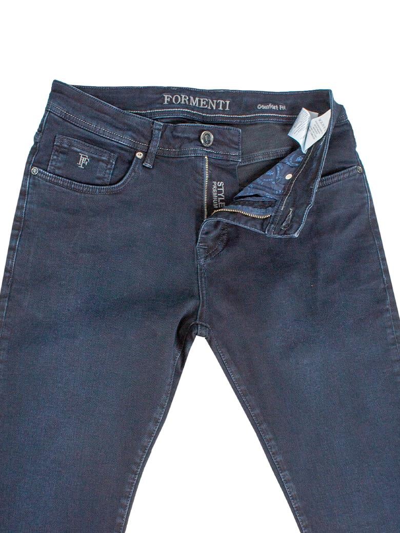 Regular Fit Normal Kesim Likralı Siyah Denim Kot Pantolon