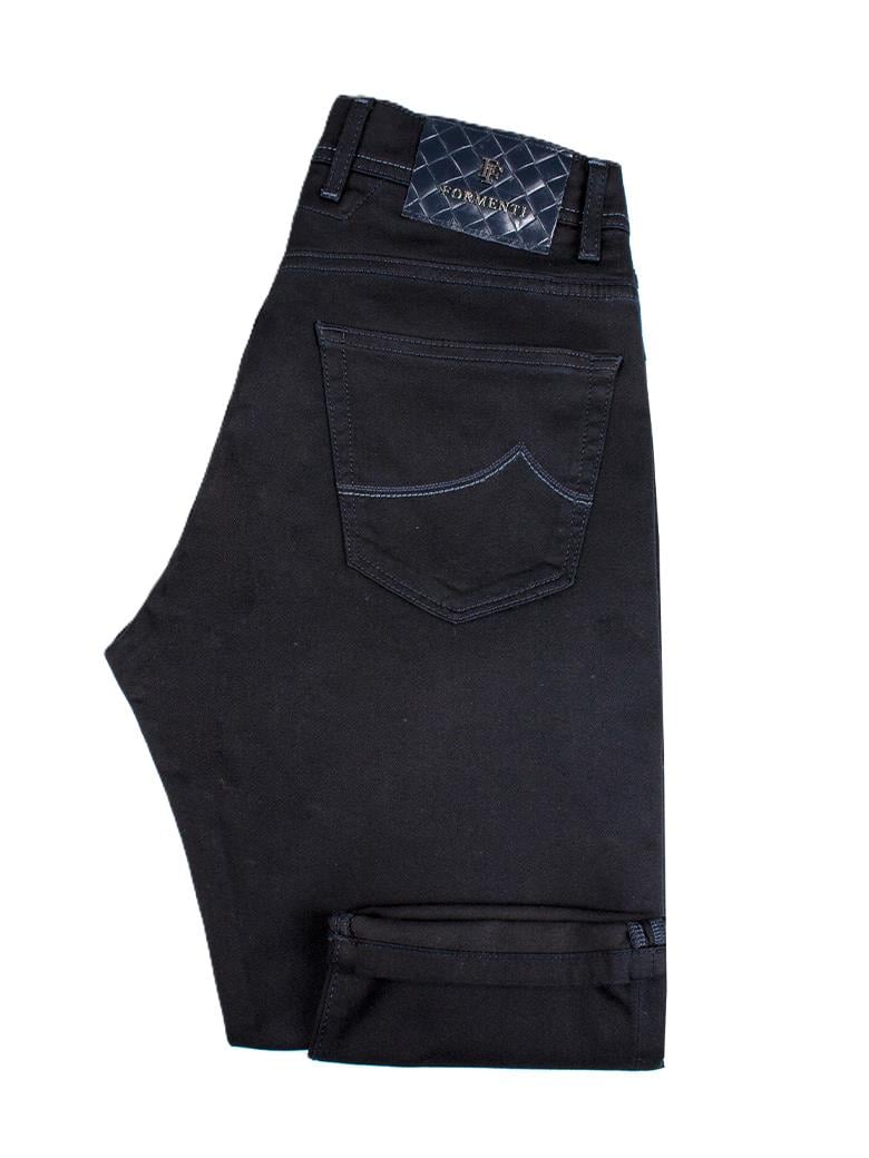 Regular Fit Normal Kesim Likralı Siyah Kot Pantolon