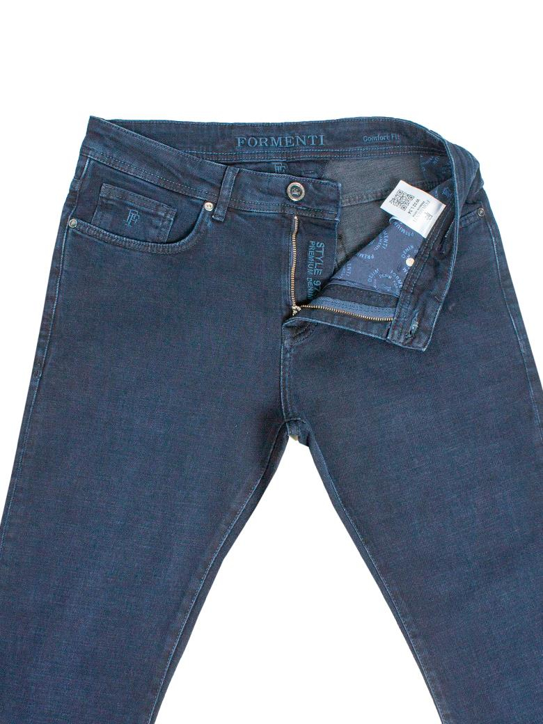 Regular Fit Normal Kesim Likralı Siyah Denim Kot Pantolon