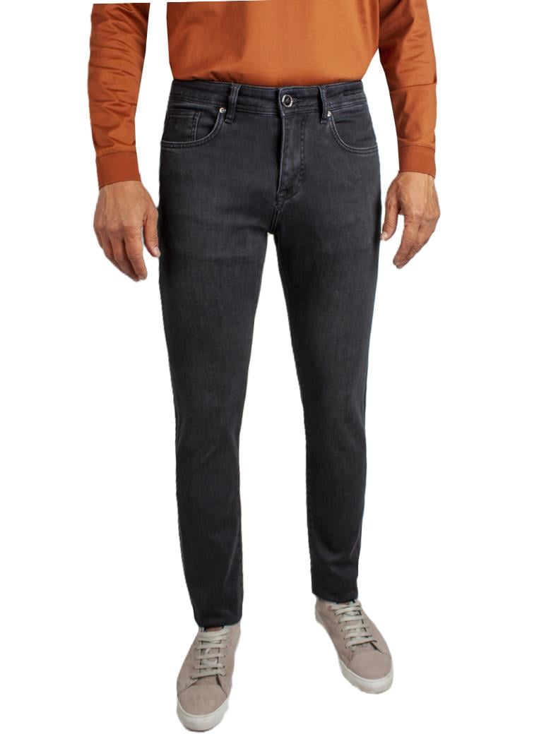 Regular Fit Normal Kesim Likralı Siyah Denim Kot Pantolon