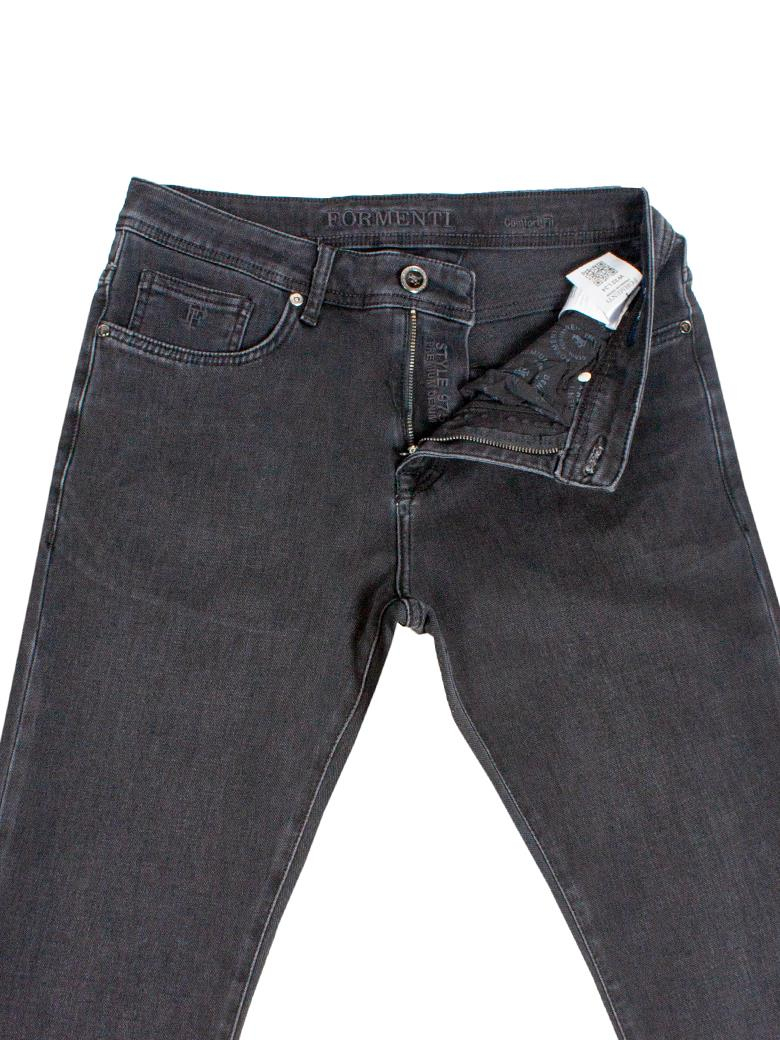 Regular Fit Normal Kesim Likralı Siyah Denim Kot Pantolon