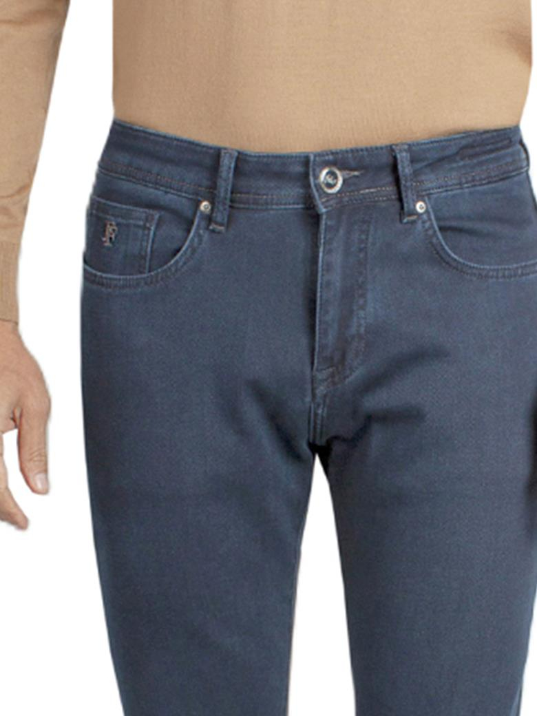 Regular Fit Normal Kesim Likralı Siyah Denim Kot Pantolon