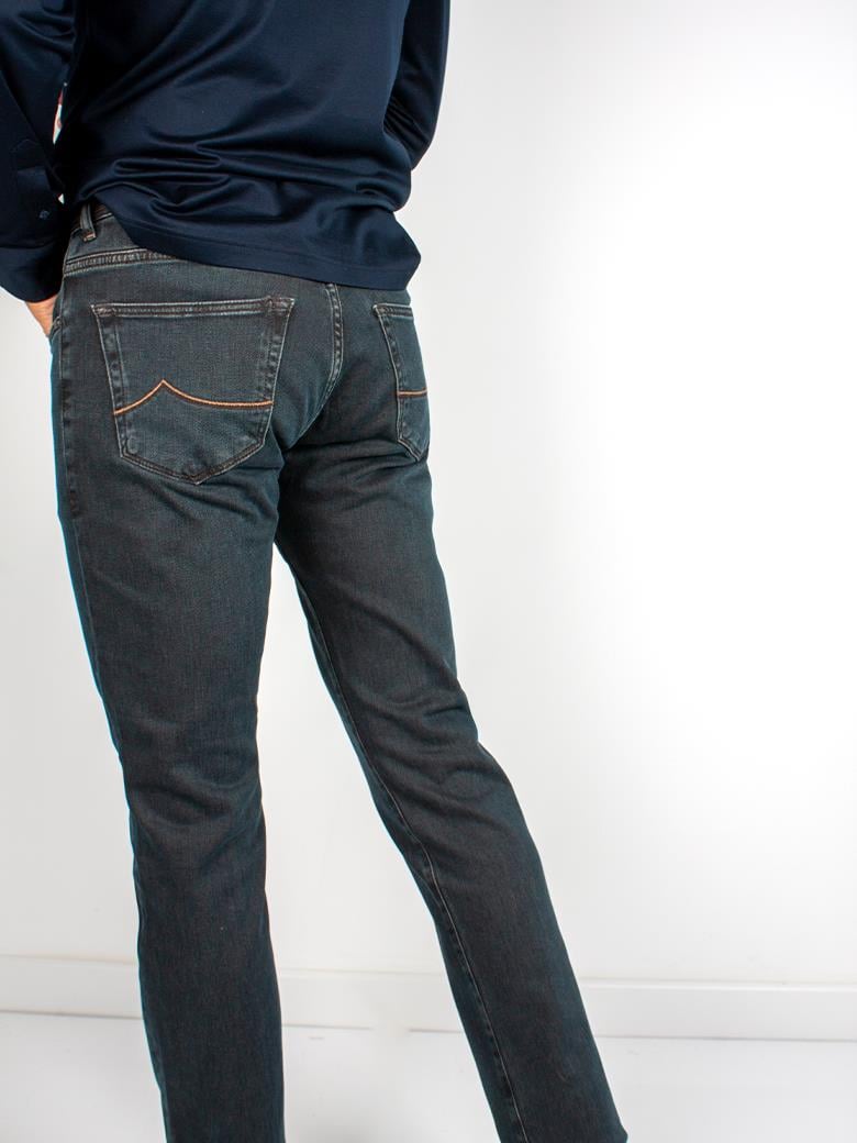 Regular Fit Petrol Pamuklu Likralı Kot Pantolon