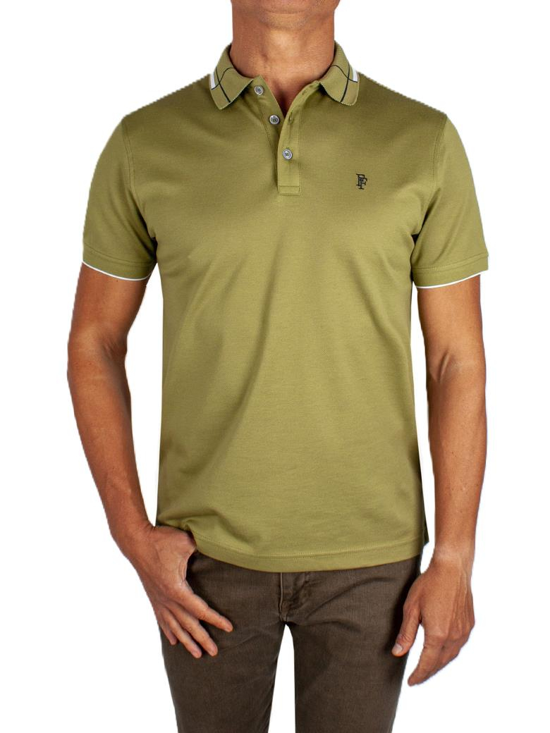 Regular Fit Yaka Detaylı Merserize %100 Pamuk Yeşil Polo Tişört