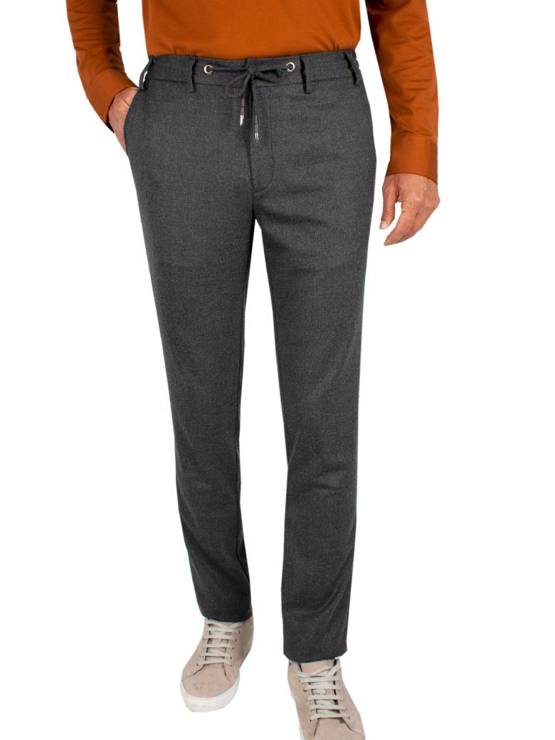 Regular Fit Yün Antrasit Jogger Pantolon