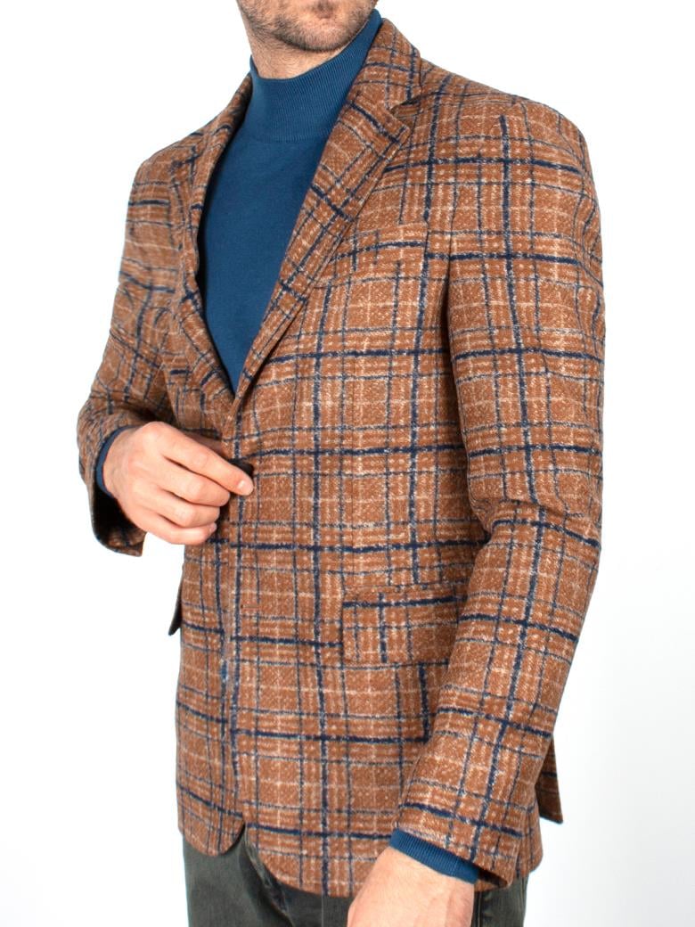 Standart Fit Hardal Yün Ceket