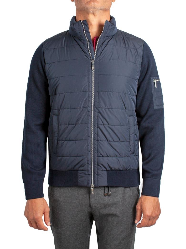 Standart Fit Lacivert Yün Triko Mont