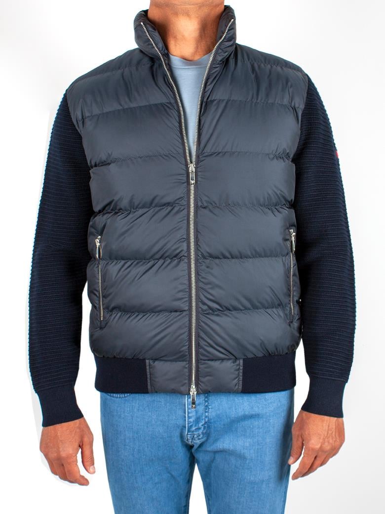 Standart Fit Lacivert Yün Triko Mont