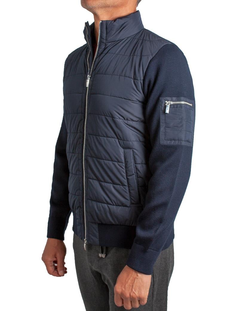 Standart Fit Lacivert Yün Triko Mont