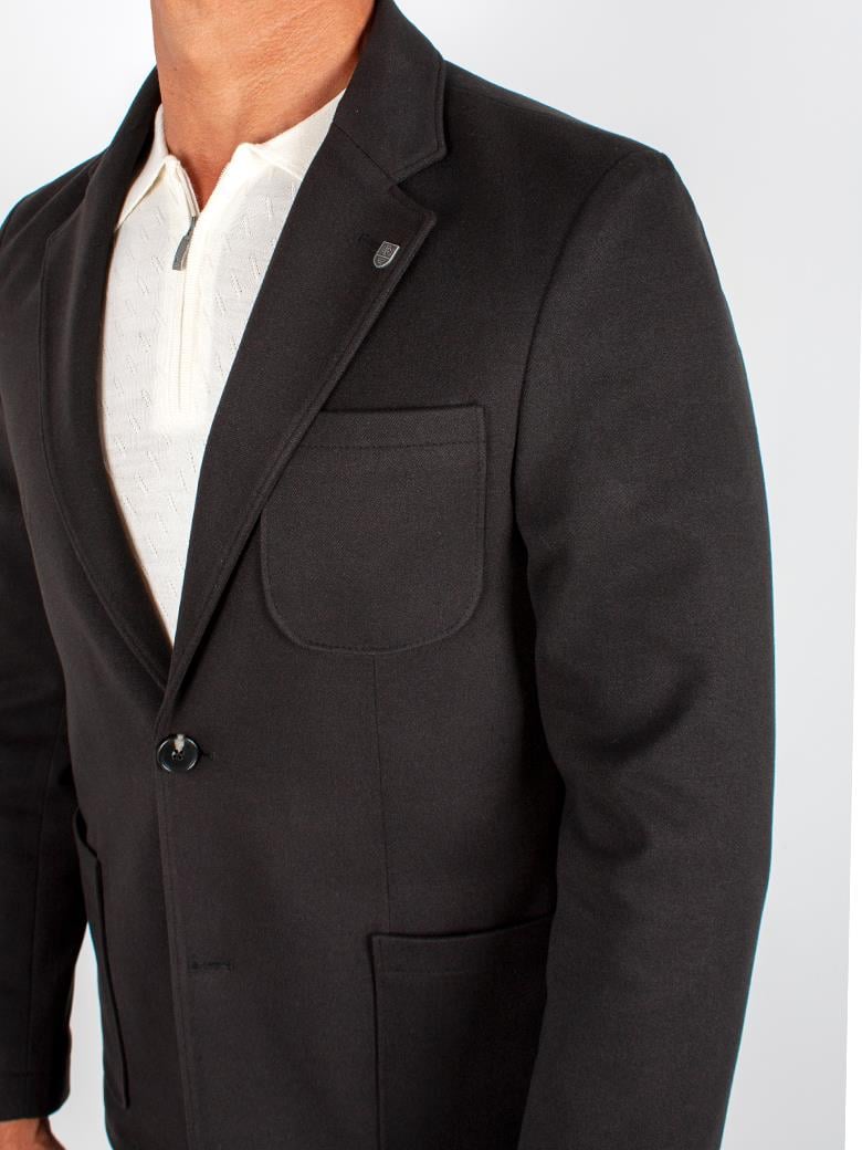 Standart Fit Siyah Blazer Ceket