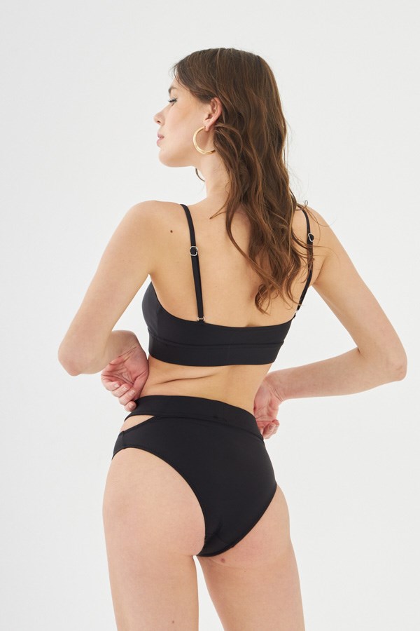 Starinci MayoStarinci Mayo Kemerli Bikini Altı Düz Siyah