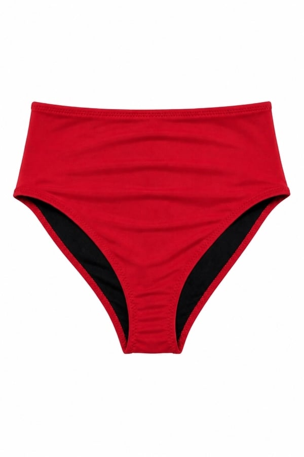 Starinci MayoKırmızı Yüksek Bel Astarlı Bikini Altı