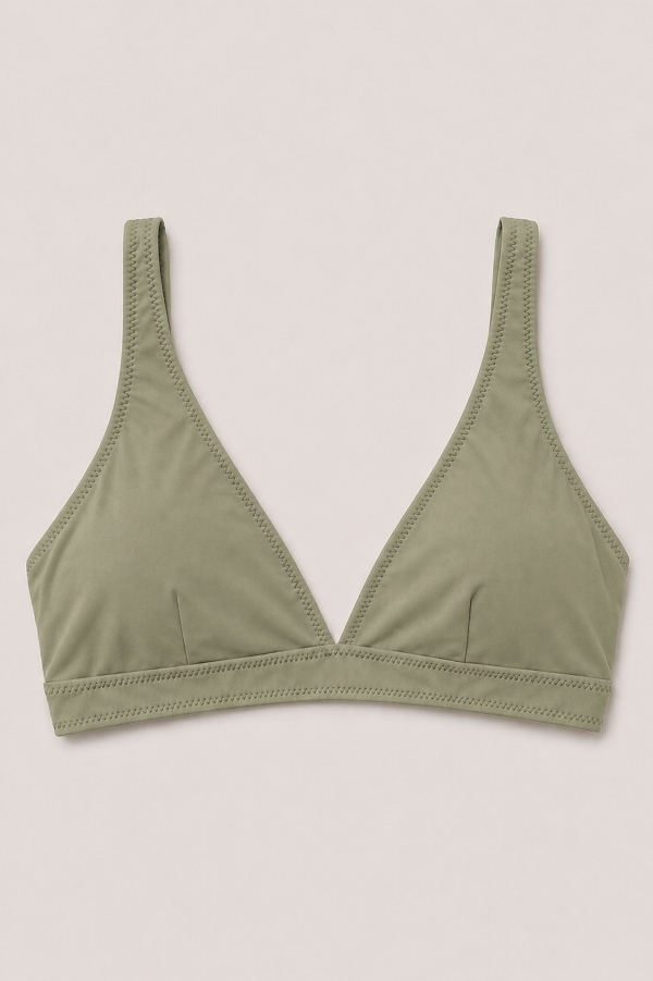 Starinci MayoAçık Haki Bralet Bikini Üstü Ayarlanabilir Askılı