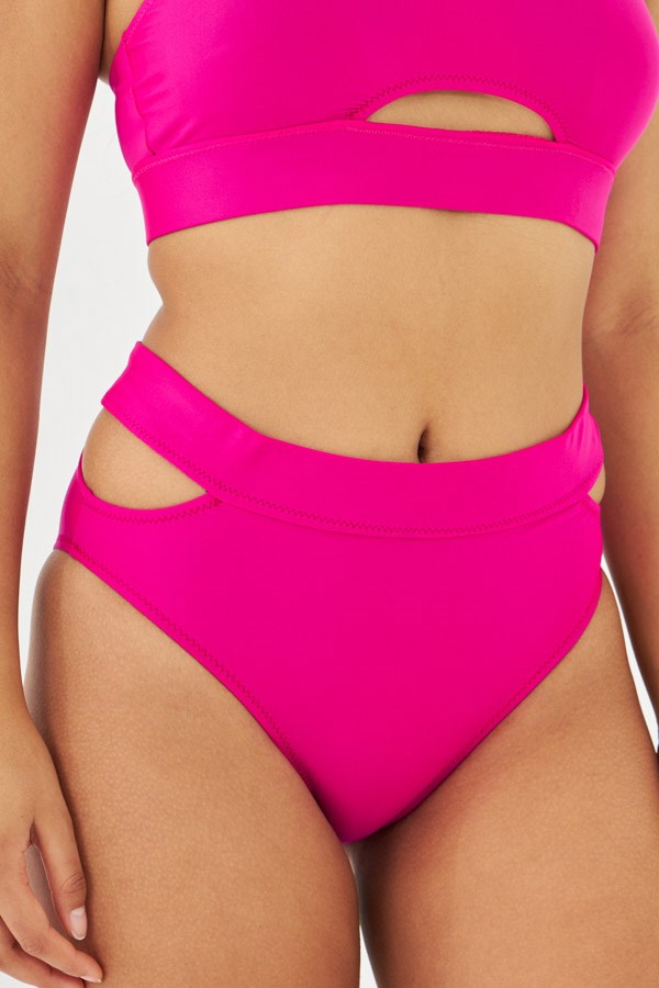 Starinci MayoStarinci Kemerli Pembe Toparlayıcı Bikini Takımı