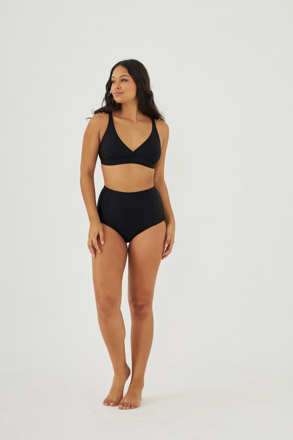 Starinci MayoStarinci Toparlayıcı Bikini Takımı Siyah Yüksek Bel 