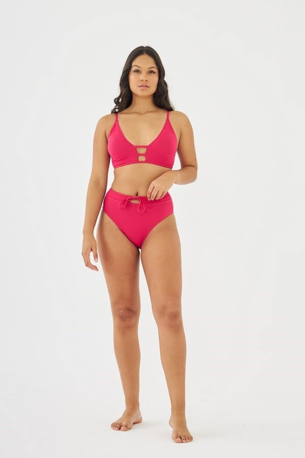 Starinci MayoStarinci Yüksek Bel Bağlamalı Üçgen Bikini 