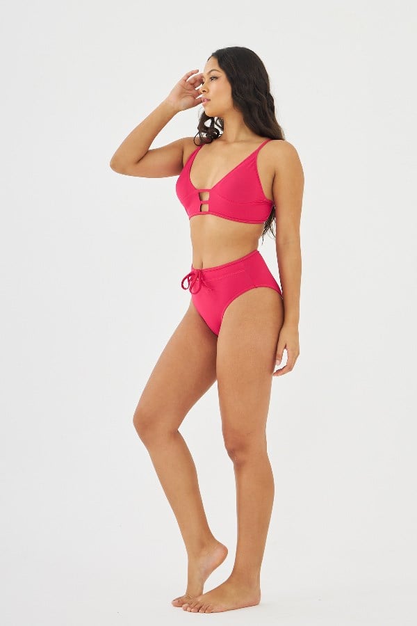 Starinci MayoStarinci Yüksek Bel Bağlamalı Üçgen Bikini 
