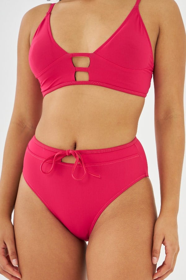 Starinci MayoStarinci Yüksek Bel Bağlamalı Üçgen Bikini 