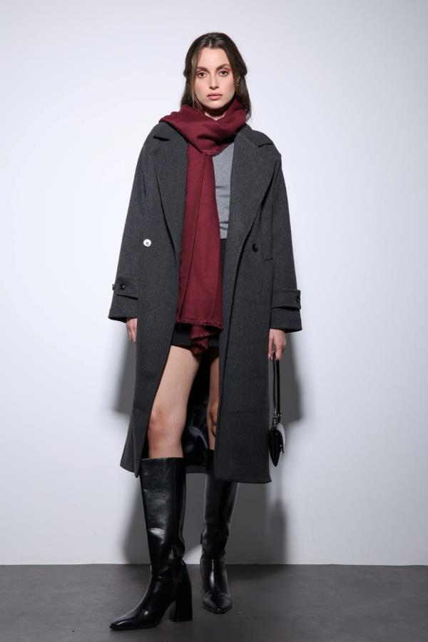 StarinciKaban Kruvaze Yaka Gri