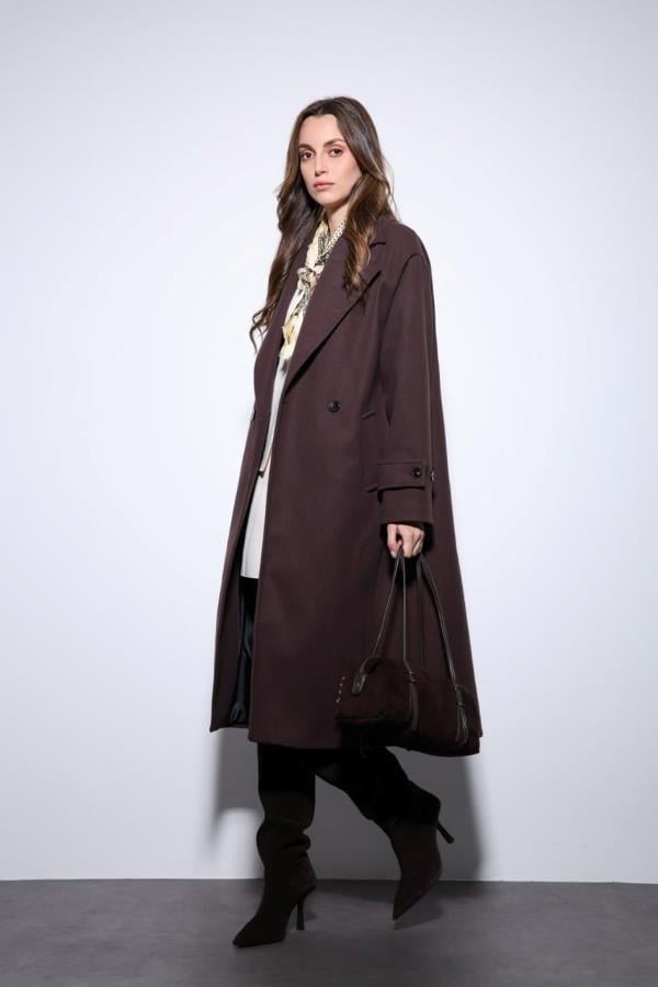 StarinciKaban Kruvaze Yaka Kahverengi