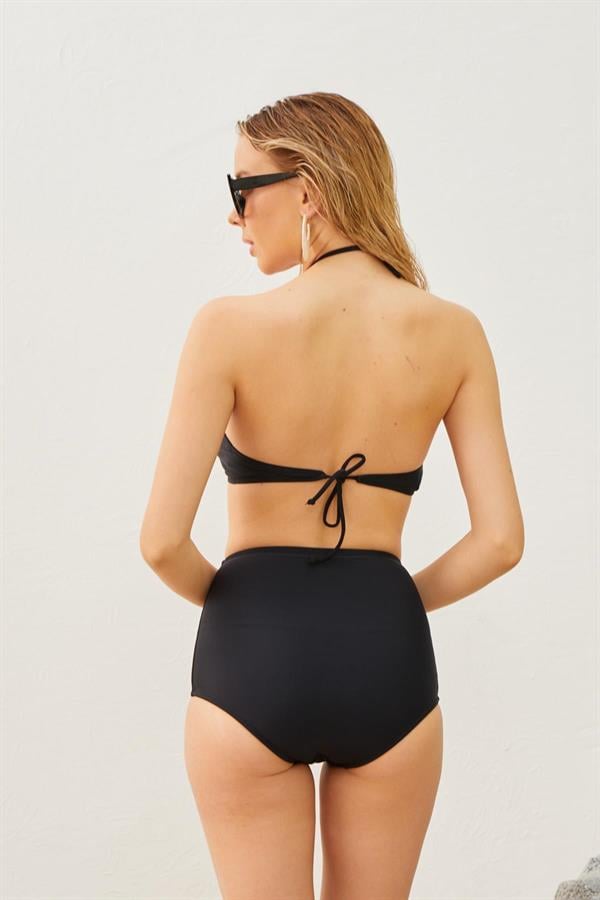 Starinci MayoYüksek Bel Toparlayıcı Bikini Takımı Siyah
