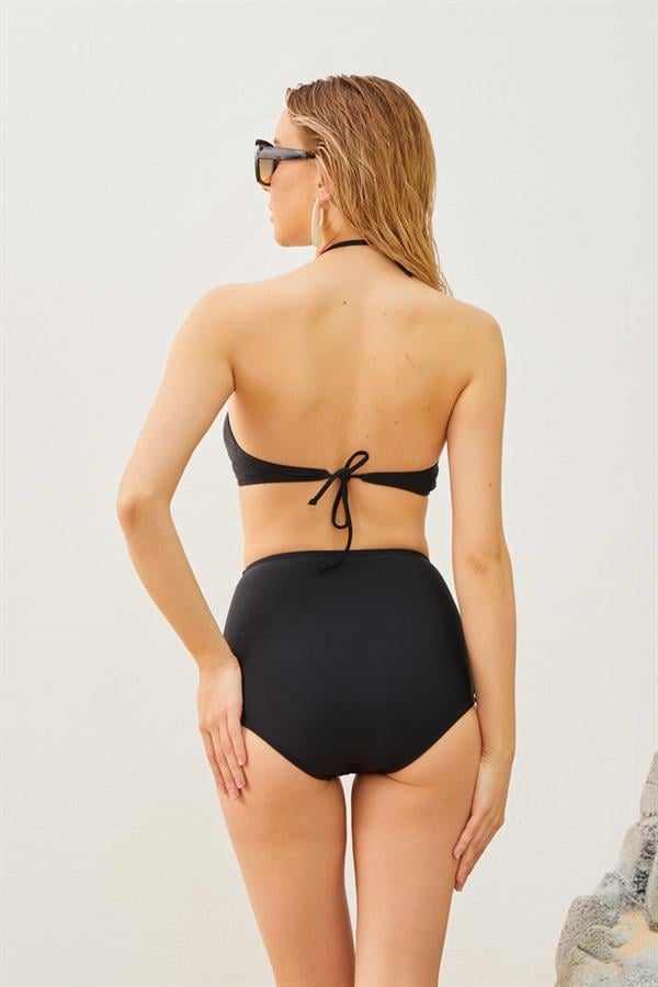 Starinci MayoYüksek Bel Toparlayıcı Bikini Takımı Siyah