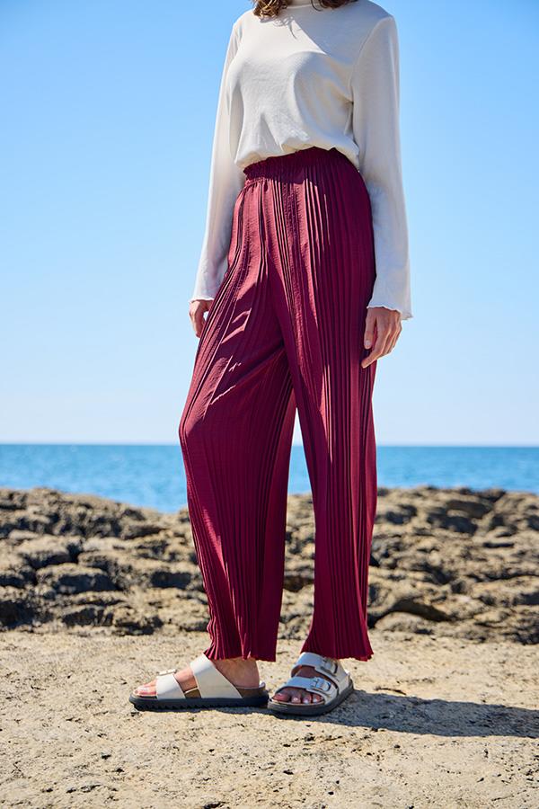 KatreKadın Ayrobin Pantolon Piliseli Mor