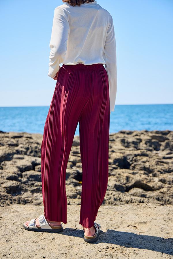 KatreKadın Ayrobin Pantolon Piliseli Mor