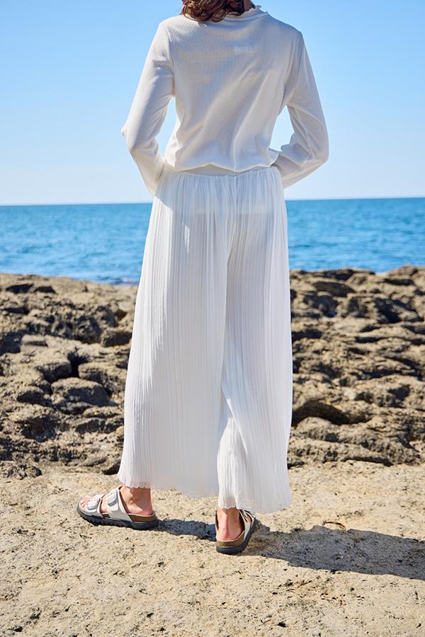 KatreKadın Pantolon Etek Beyaz