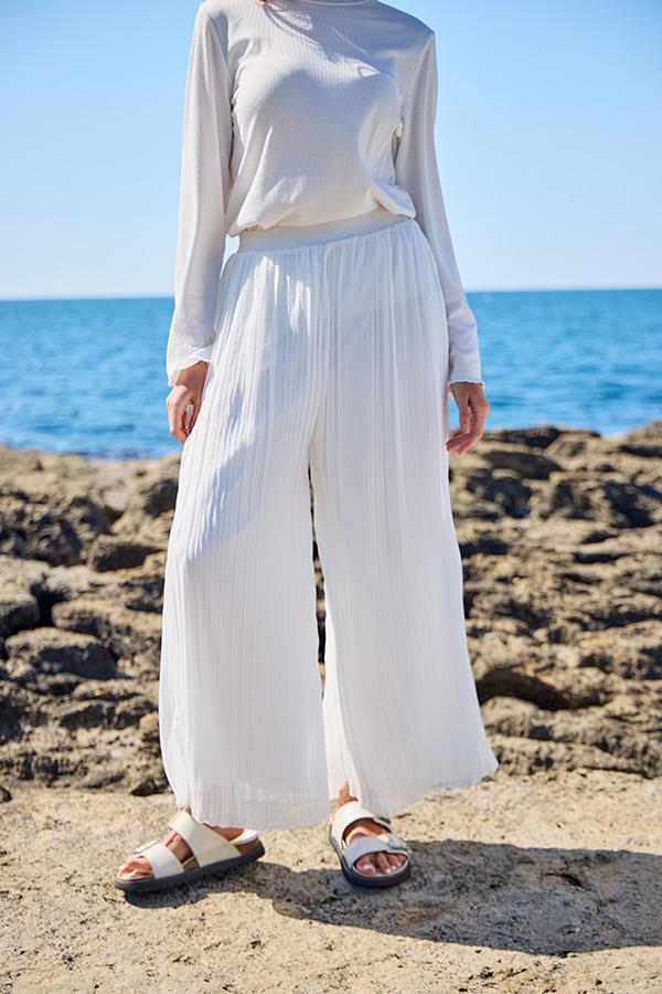 KatreKadın Pantolon Etek Beyaz