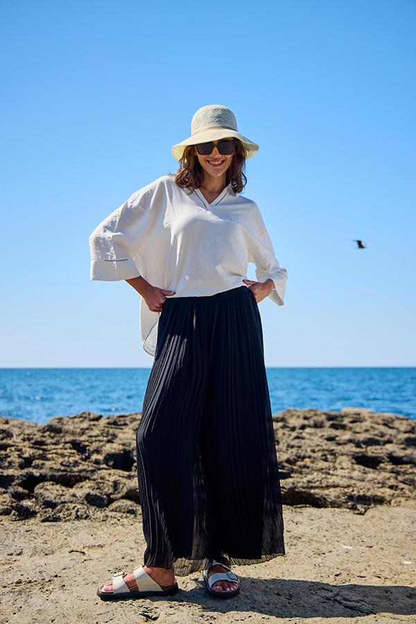 KatreKadın Pantolon Etek Siyah