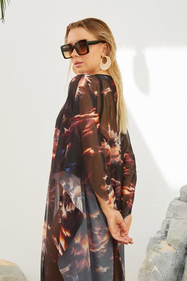 Starinci MayoPareo Siyah Alev Desenli