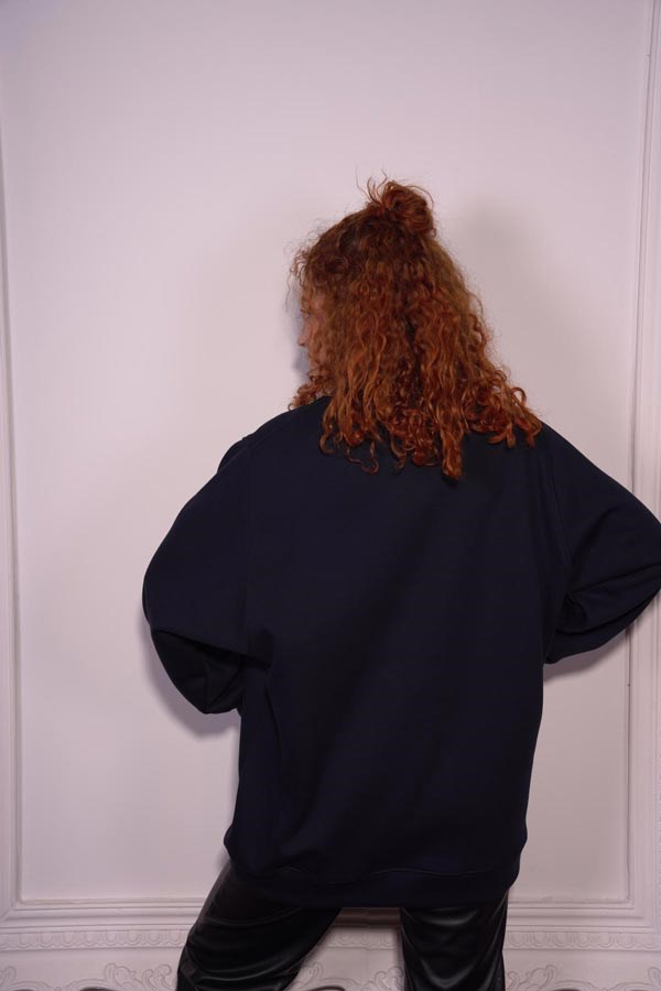 Starinci MayoStarinci Oversize Basic Sweatshirt Lacivert