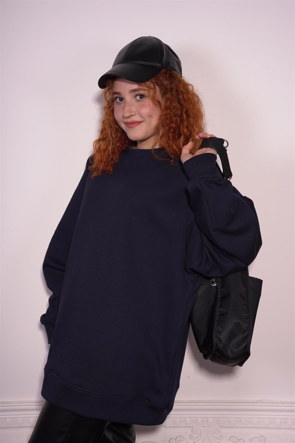 Starinci MayoStarinci Oversize Basic Sweatshirt Lacivert