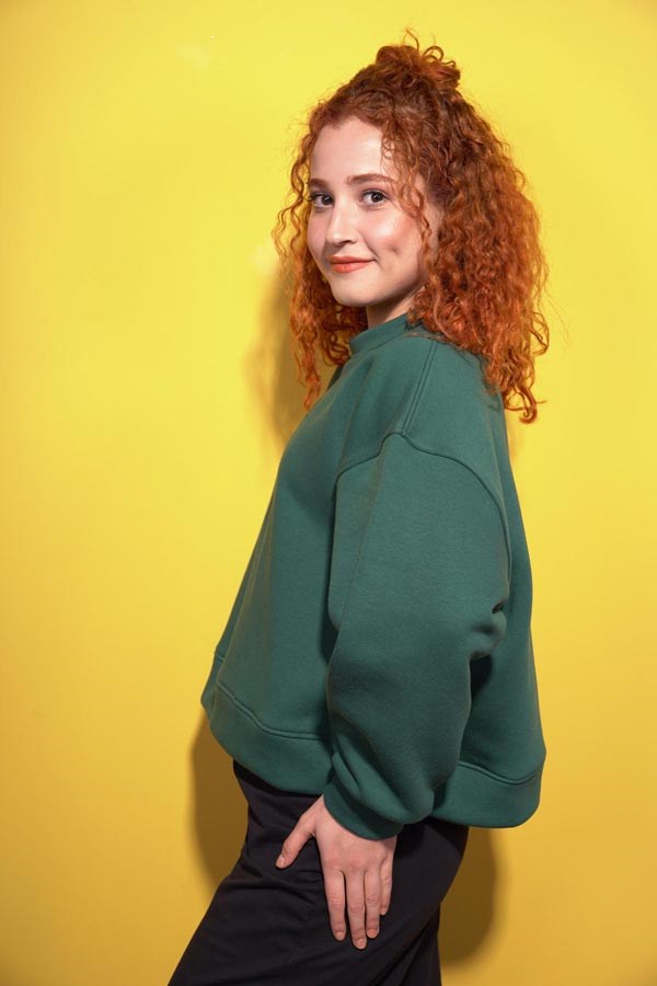 Starinci MayoStarinci Kadın Oversize Basic Sweatshirt Crop Kesim