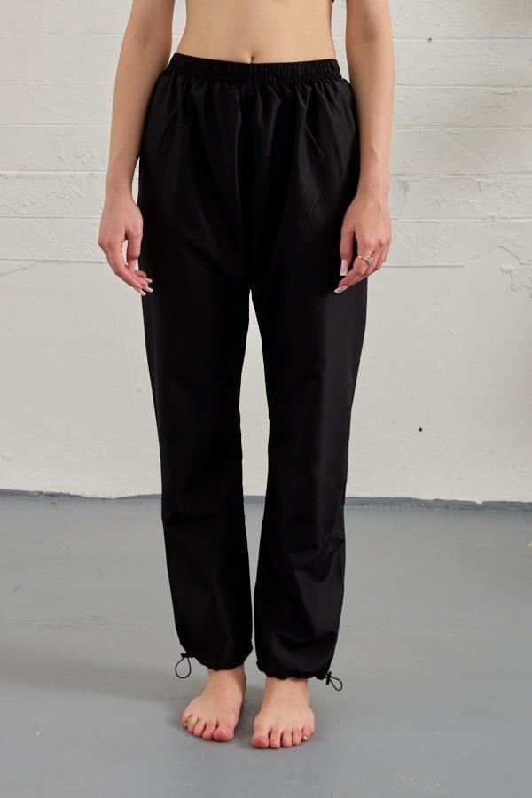 Starinci MayoTesettür Mayo Altı Dokuma Kumaş Paraşüt Tek Alt Siyah