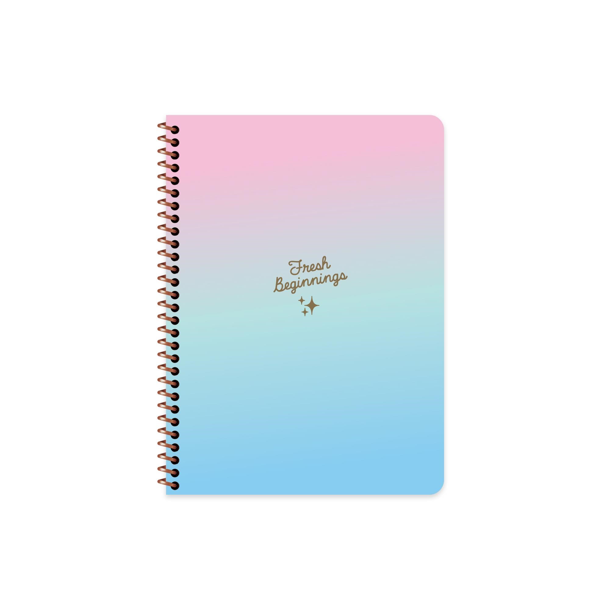 16,5x22,5 Spiralli Karton Kapak Çizgili Peritozu Defter - Yıldız