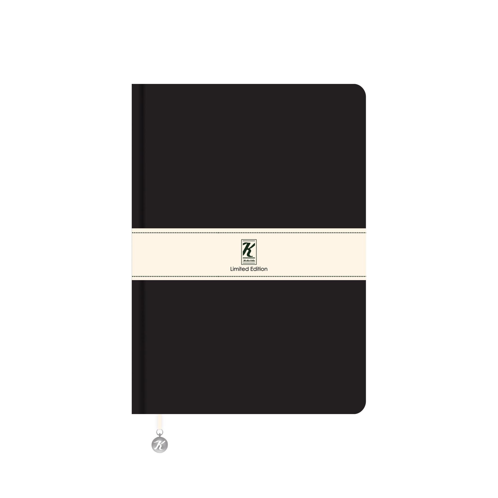 17x24 Ciltli Esnek Kapak Çizgili Limited Edition Defter - Siyah