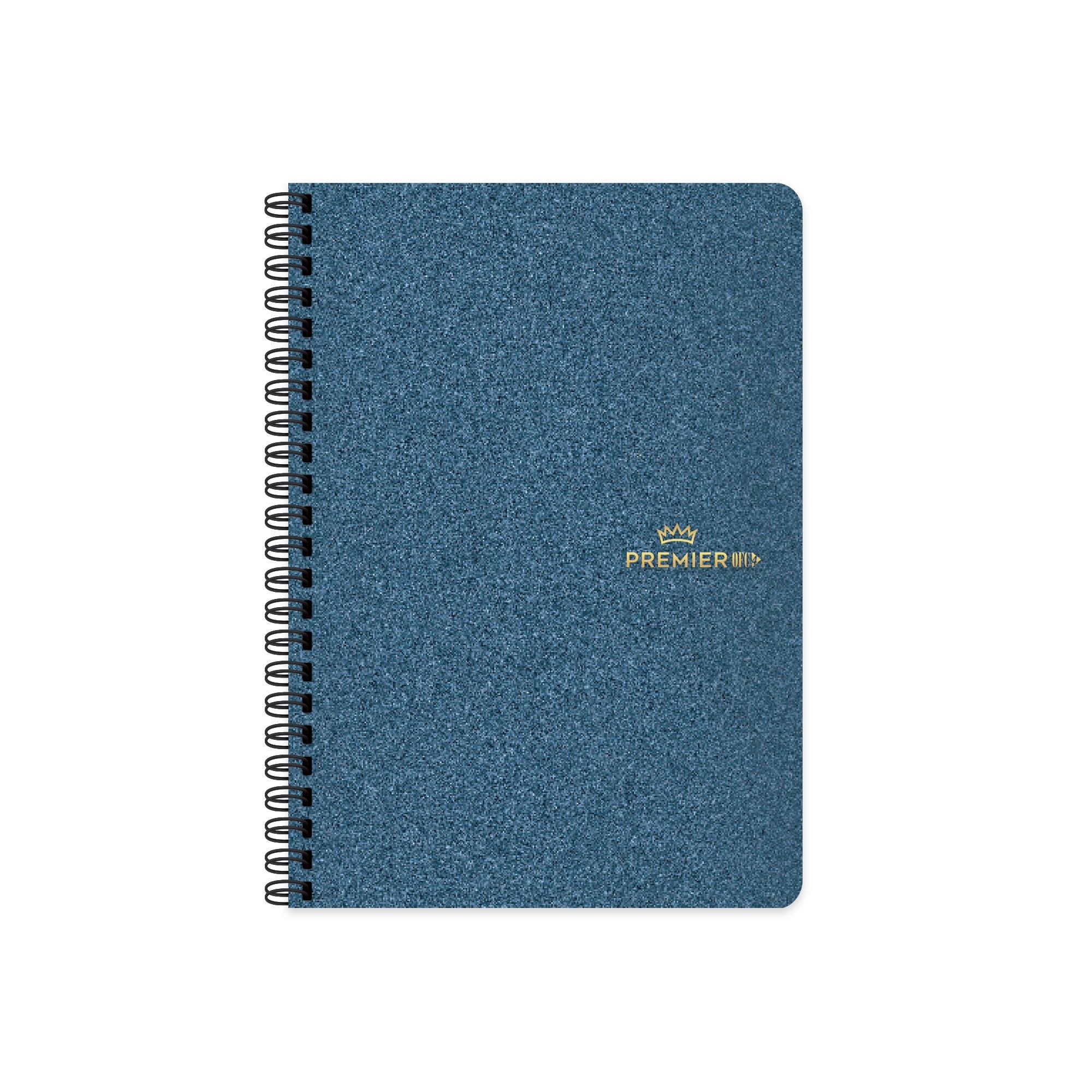 17x24 Spiralli Sert Kapak Ayraçlı Premier Ofc4 Defter - Mavi