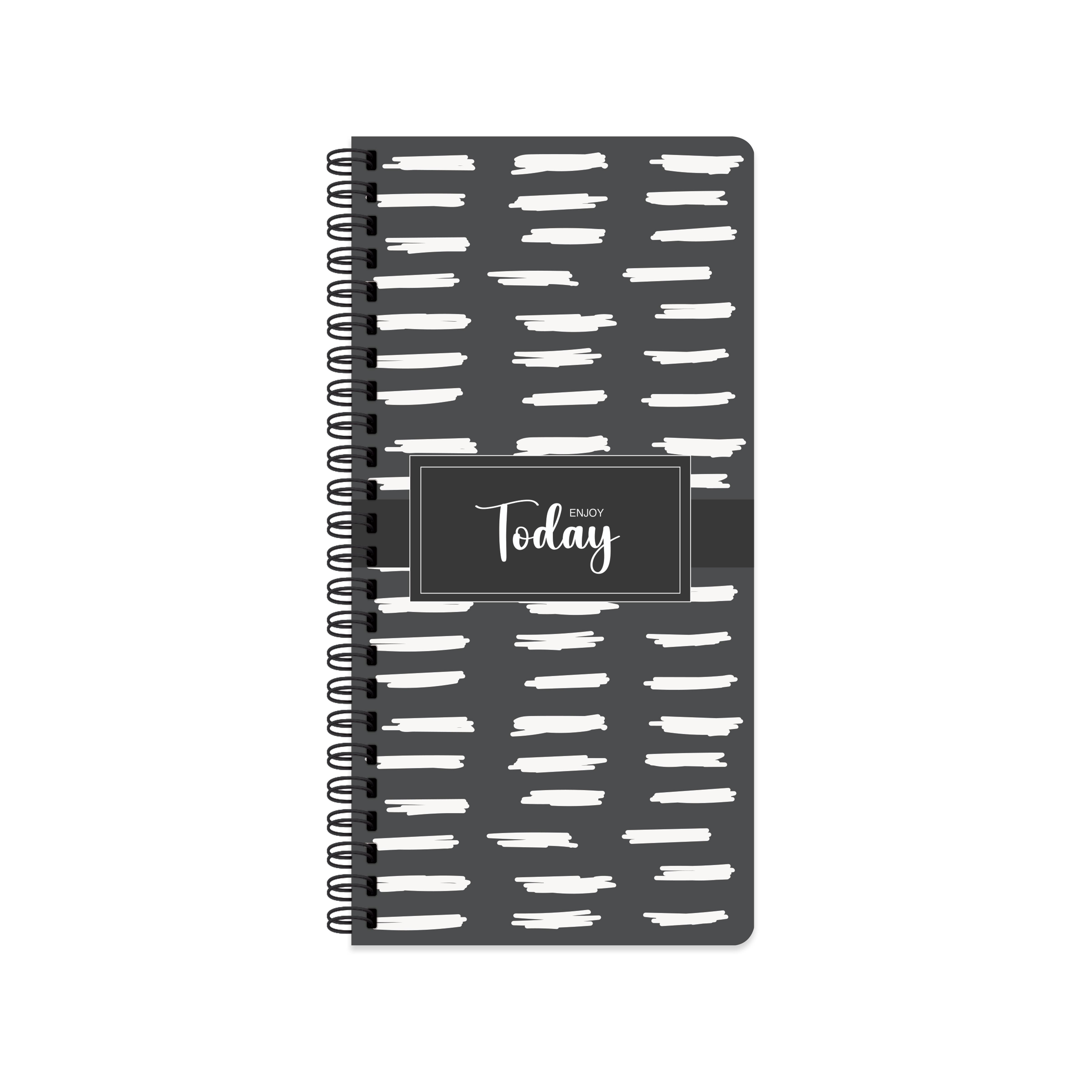 8x16 Spiralli Sert Karton Kapak Çizgili Today Defter - No:04