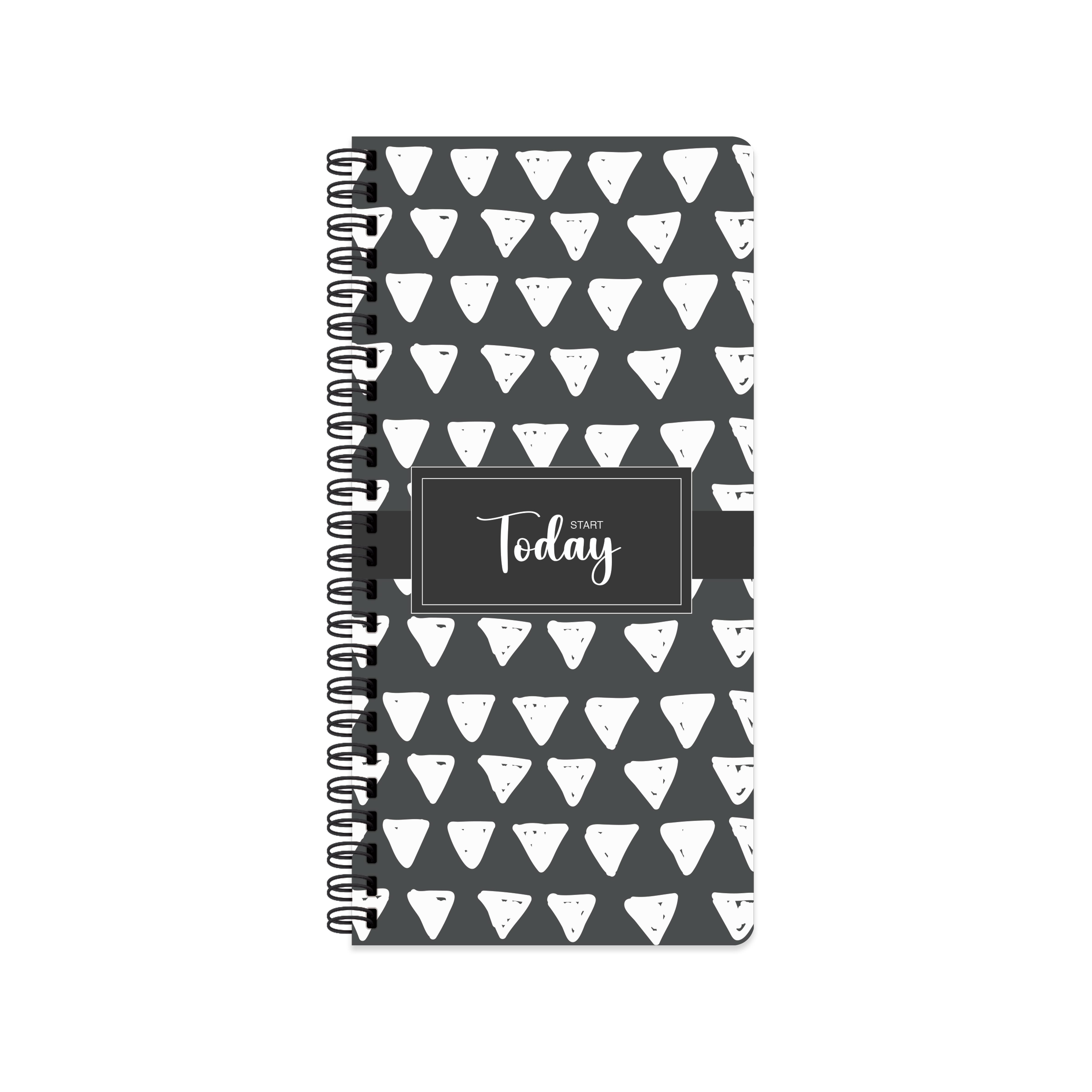 8x16 Spiralli Sert Karton Kapak Çizgili Today Defter - No:02