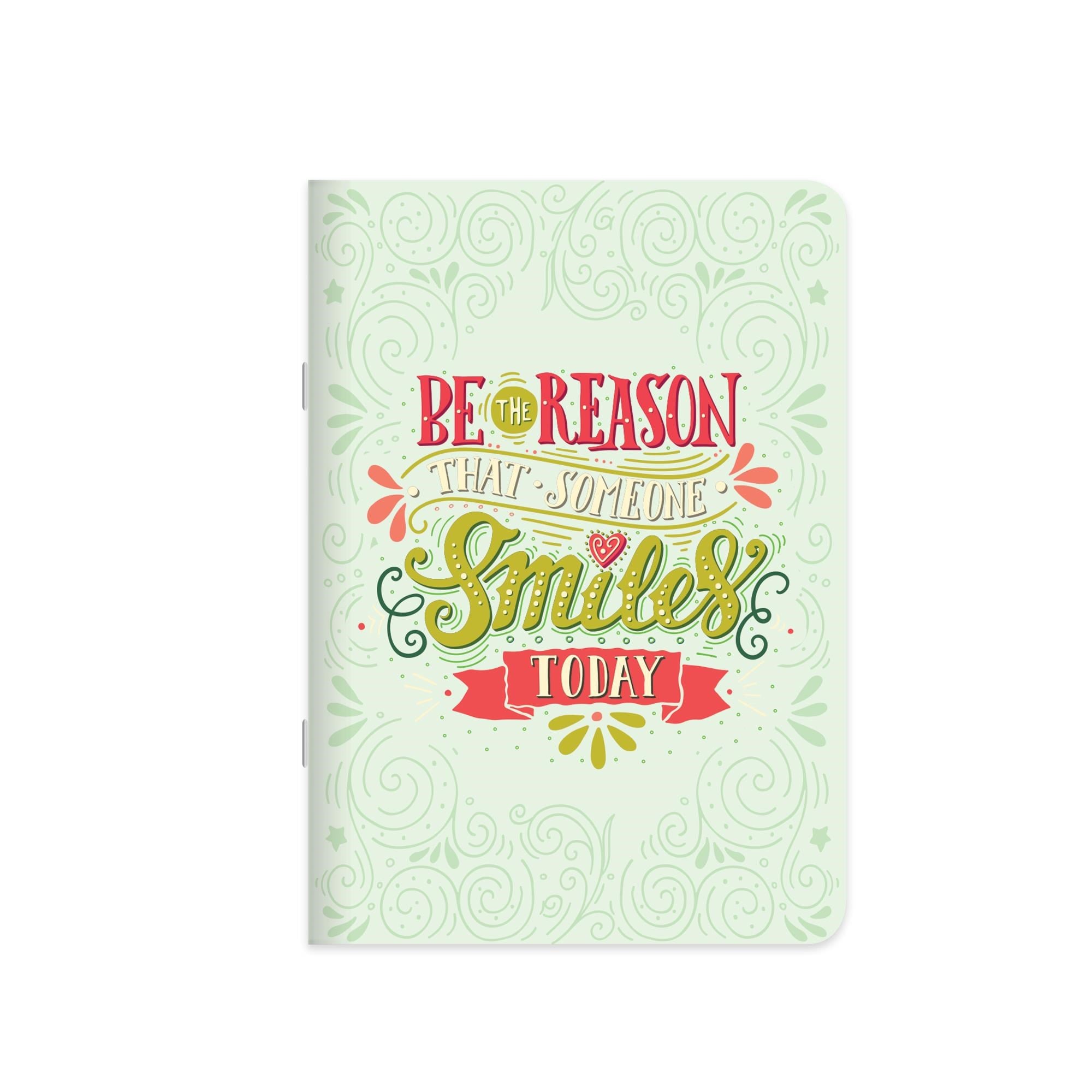 A4 Çizgili Spiralli Motto Defter - Yeşil