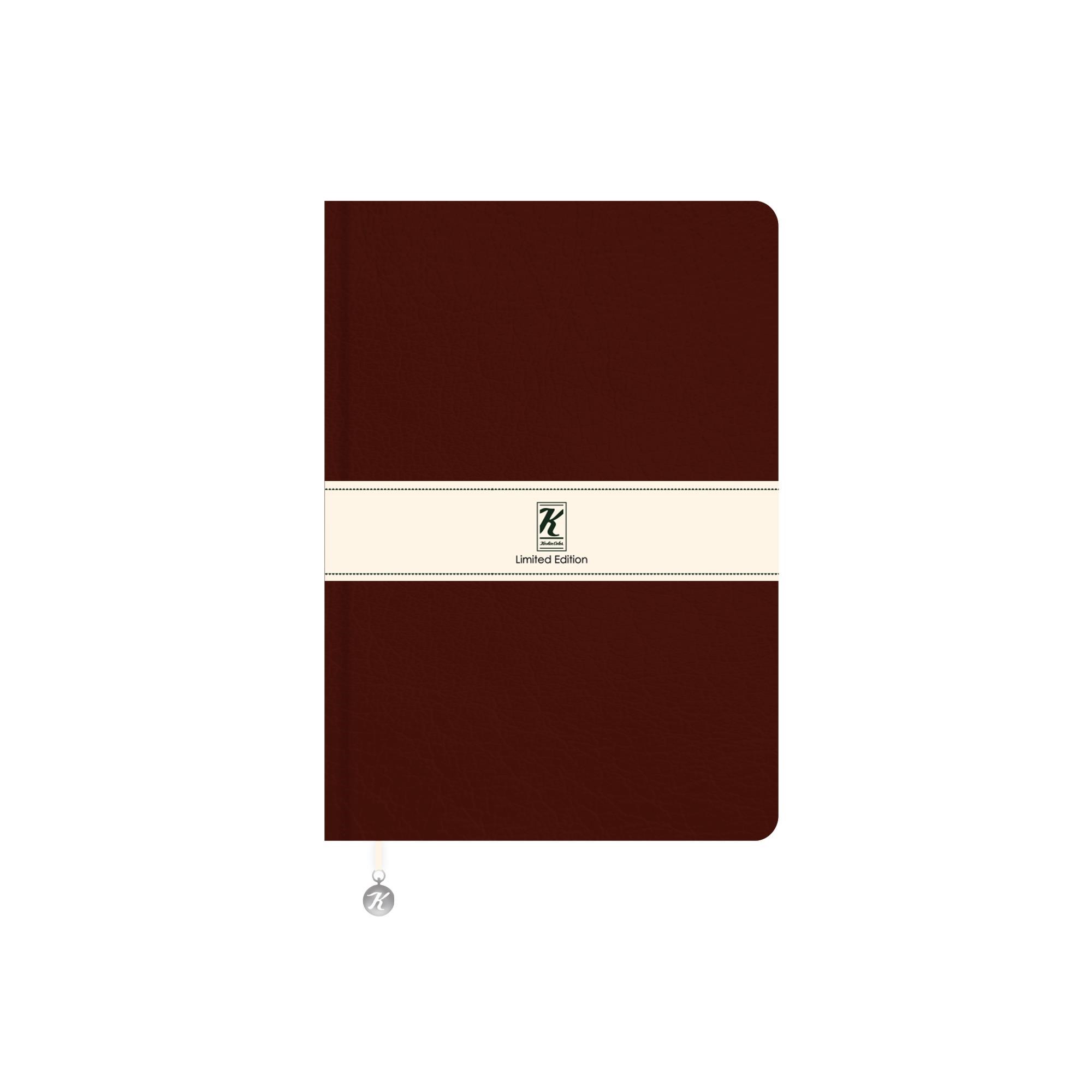 A5 Ciltli Esnek Kapak Çizgili Limited Edition Defter - Kahverengi