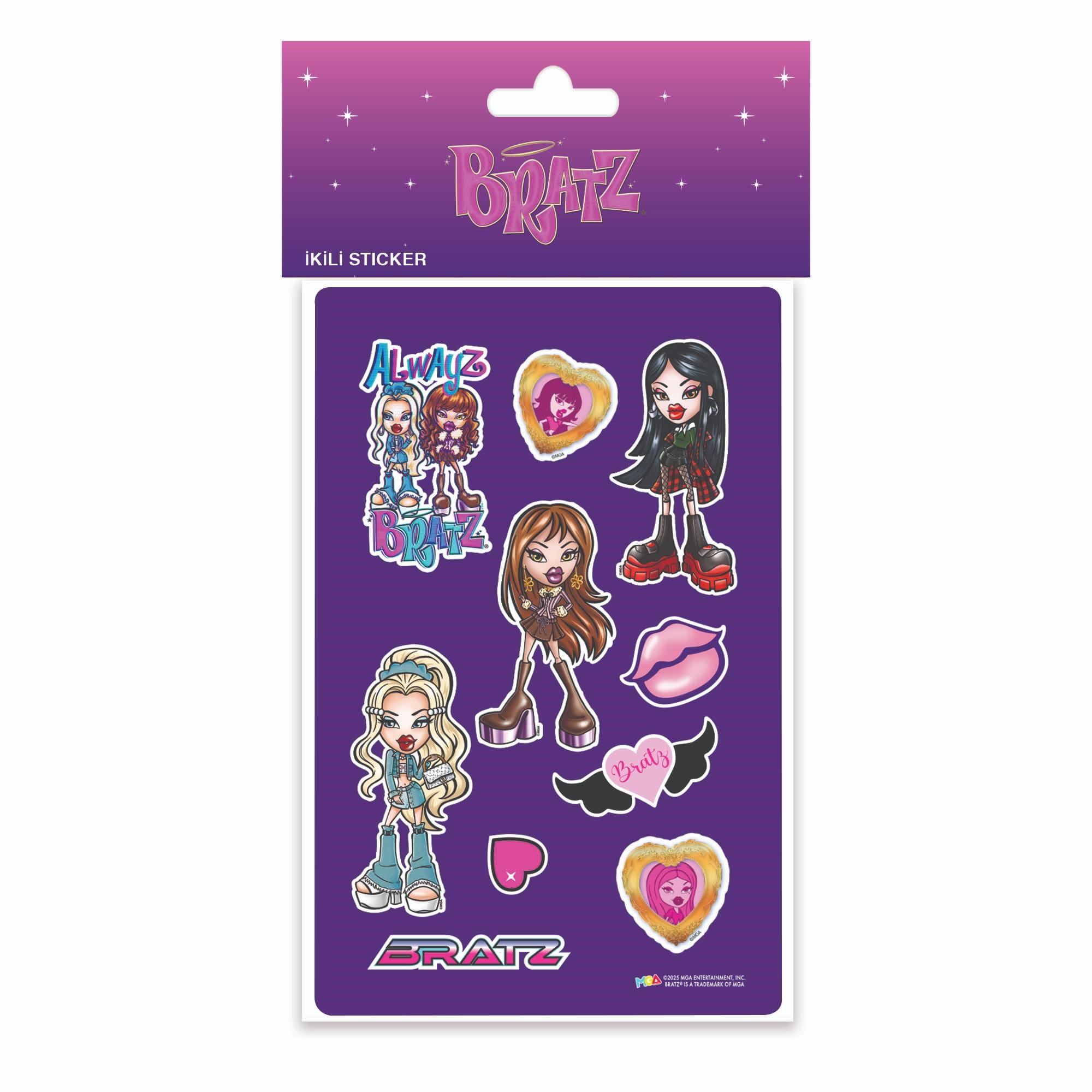 Bratz 2Li Kuşe Sticker