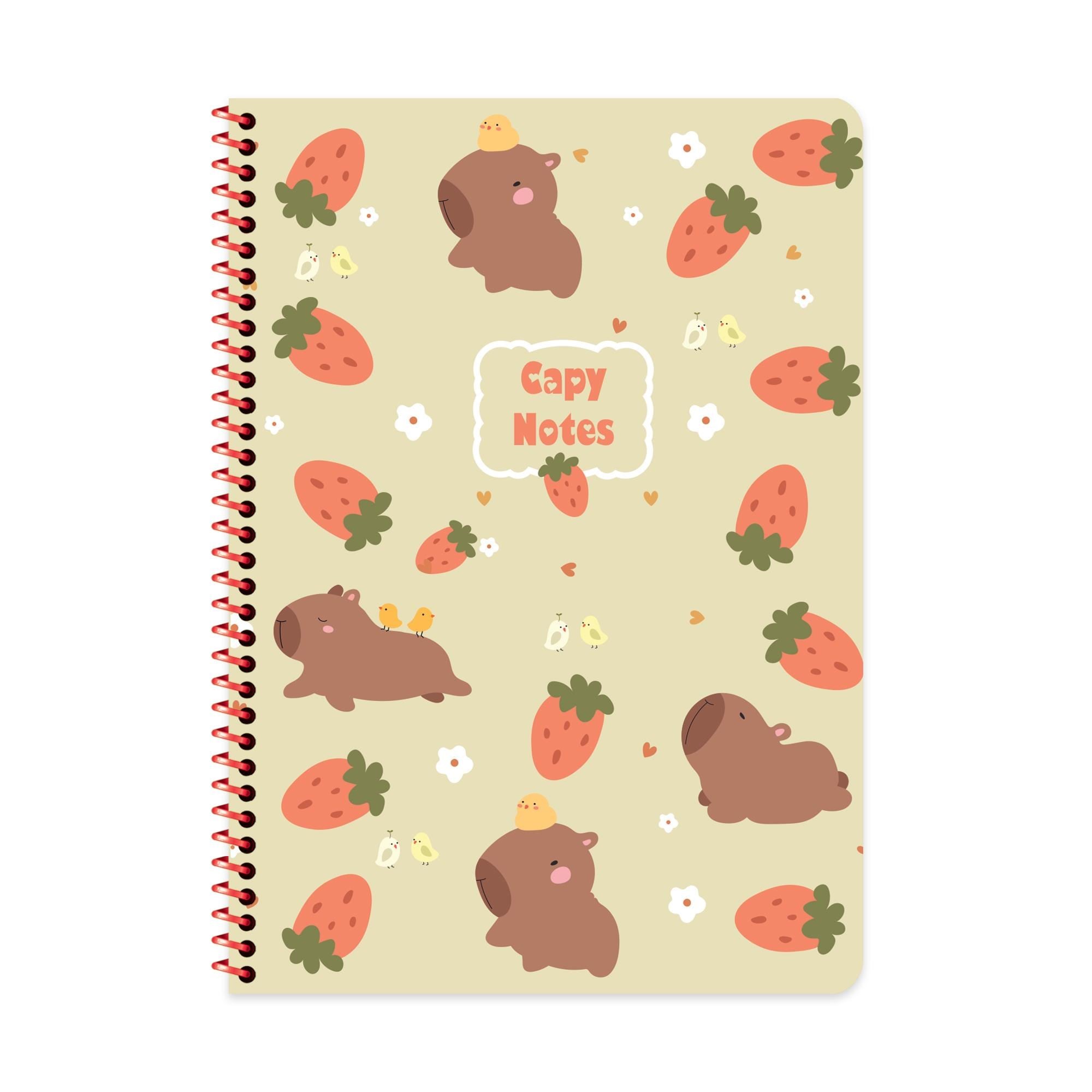 Capy A4 80 Yp Çizgili Spr.Karton Kapak Defter - Sarı