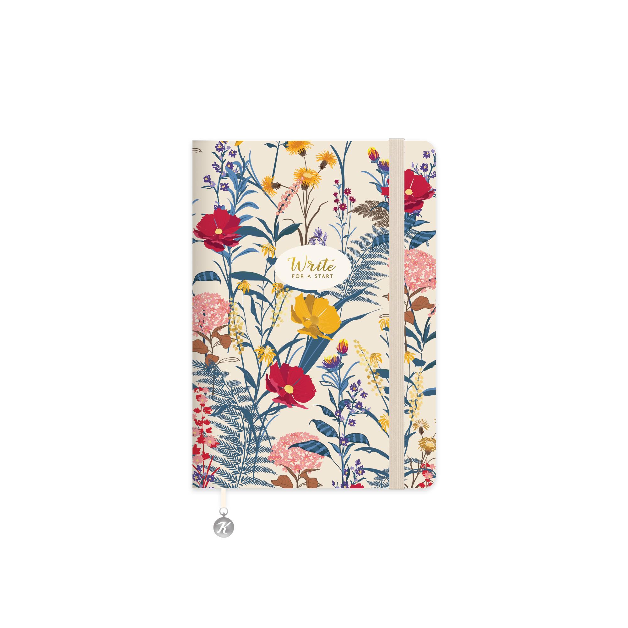 Çizgili Esnek Kapak Write For A Start Defter 14 x 20 CM - Beyaz